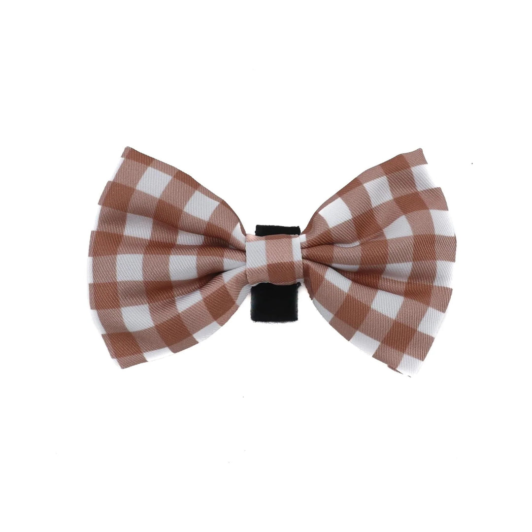 Chocolate Gingham: Bow Tie