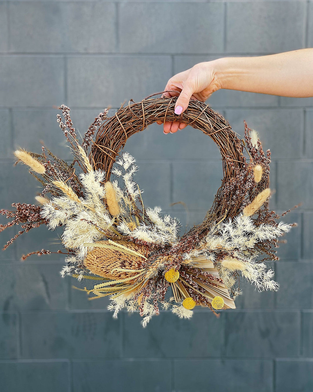 Dried Christmas Wreath Workshop