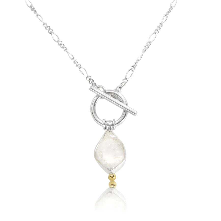 Herkimer Diamond Silver Necklace