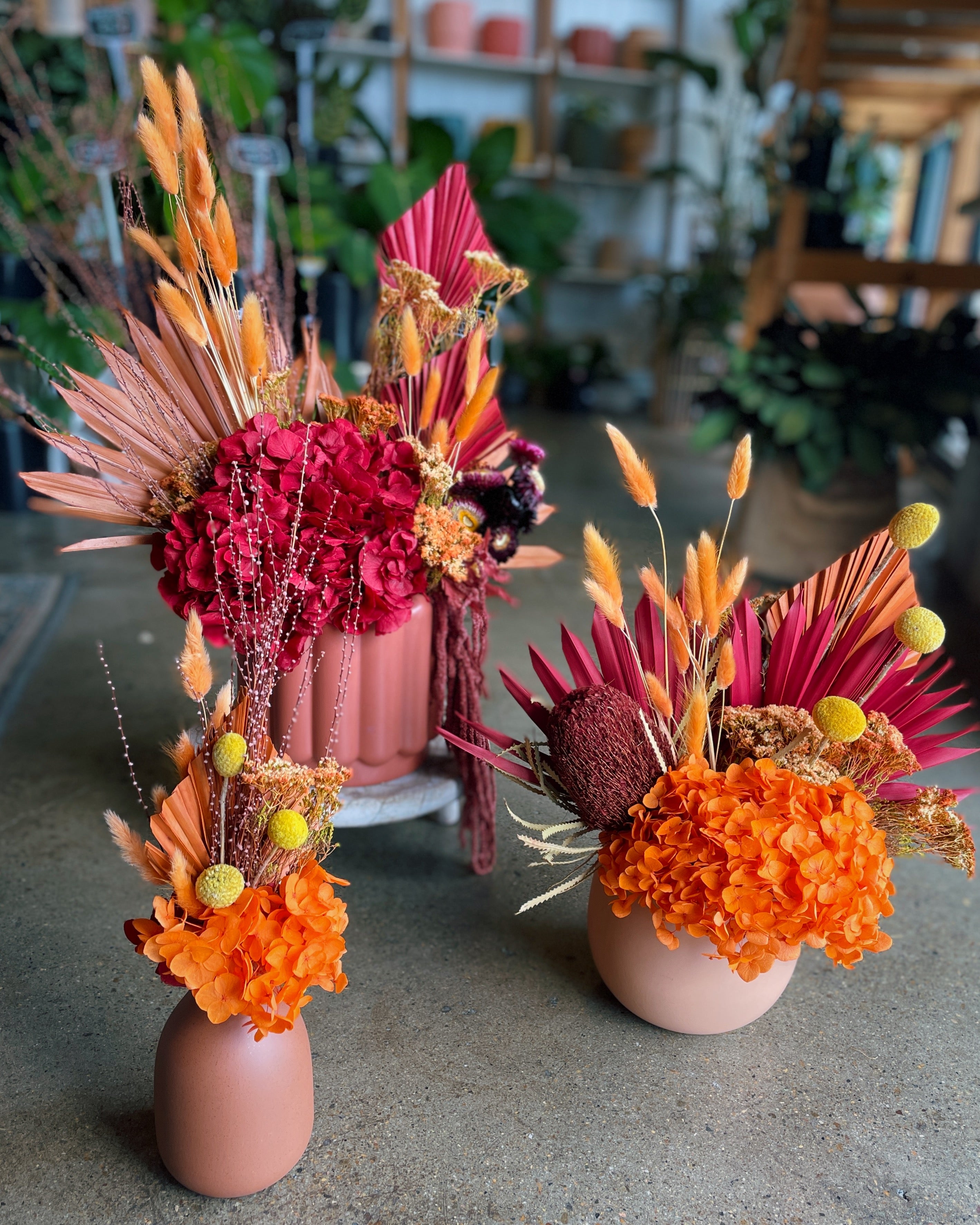 Custom Dried Flowers for Office Space