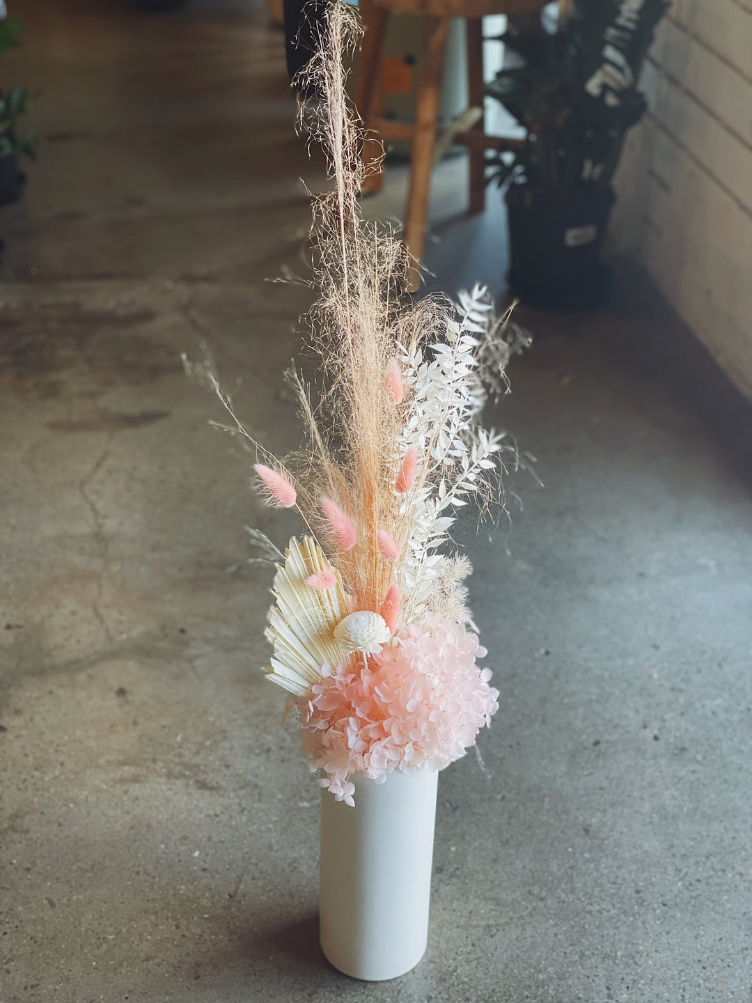 "Fairy Floss" Dried Flower Arrangement