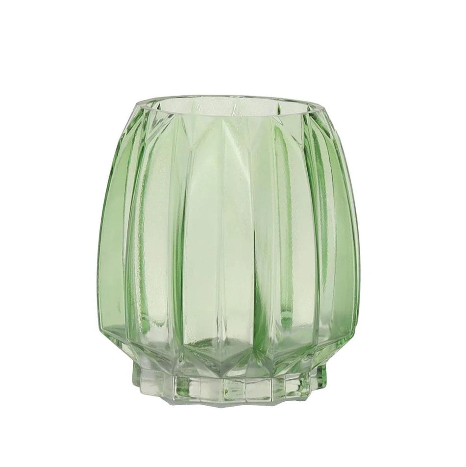 Vintage Glass Vase: Sage (Small)