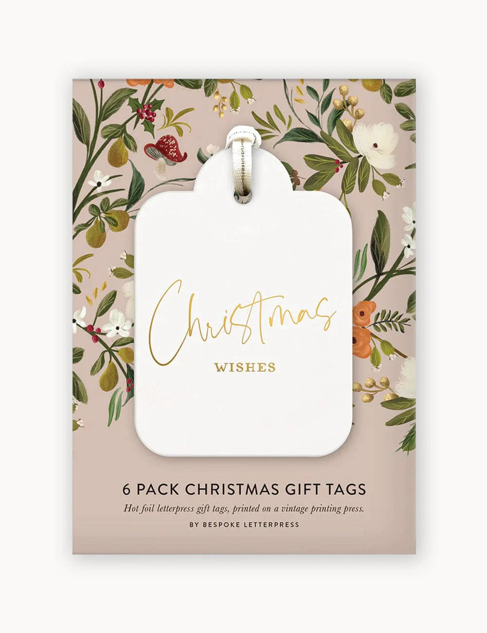 Christmas Tags 6pk | BESPOKE LETTERPRESS