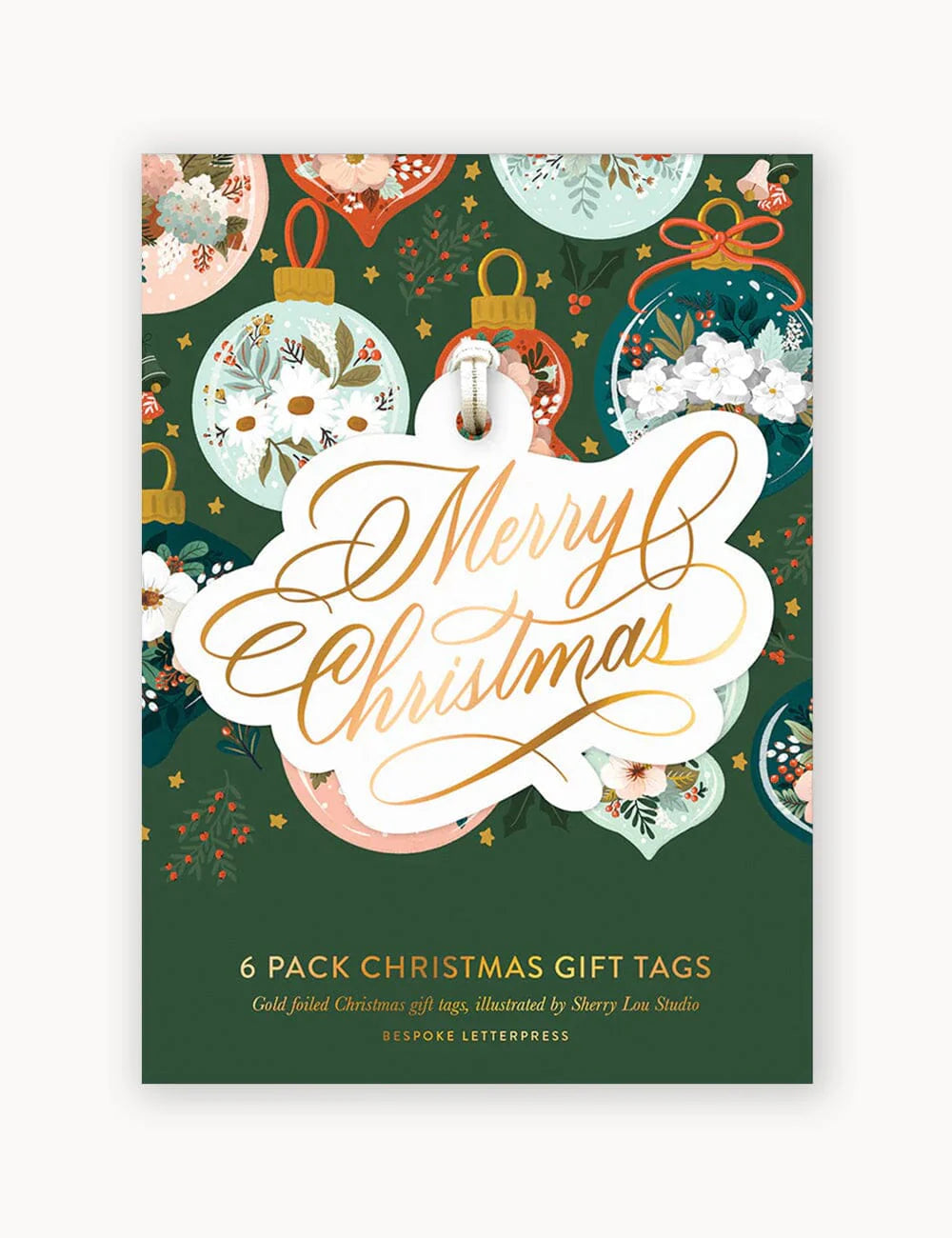 Christmas Tags 6pk | BESPOKE LETTERPRESS