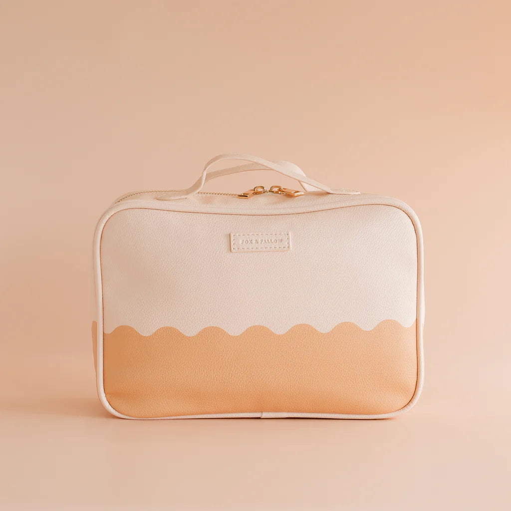 Caramel Ripple Cosmetic Bag