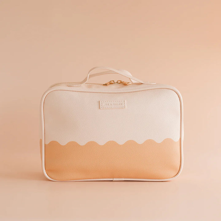 Caramel Ripple Cosmetic Bag