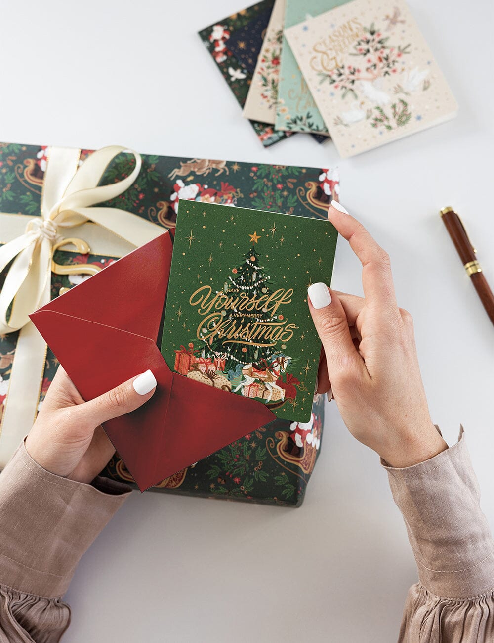 Have yourself a very Merry Christmas | Christmas Card (Tree)