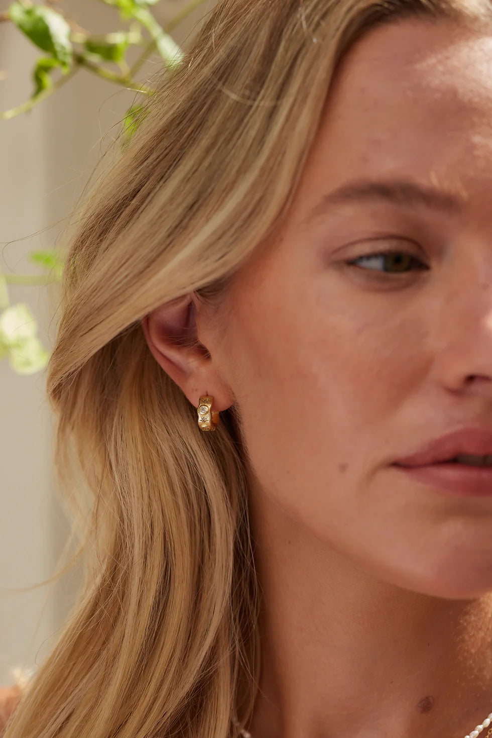Cosmic Gold Hoops
