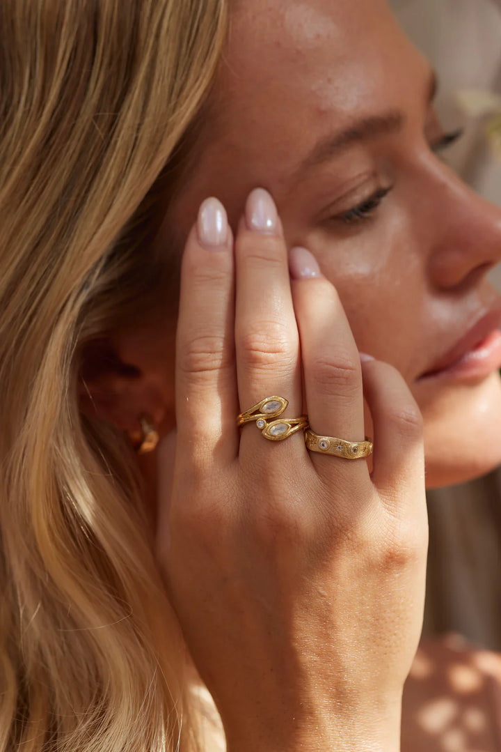 Cosmic Gold Ring