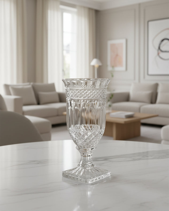 French Style Crystal Glass Vase