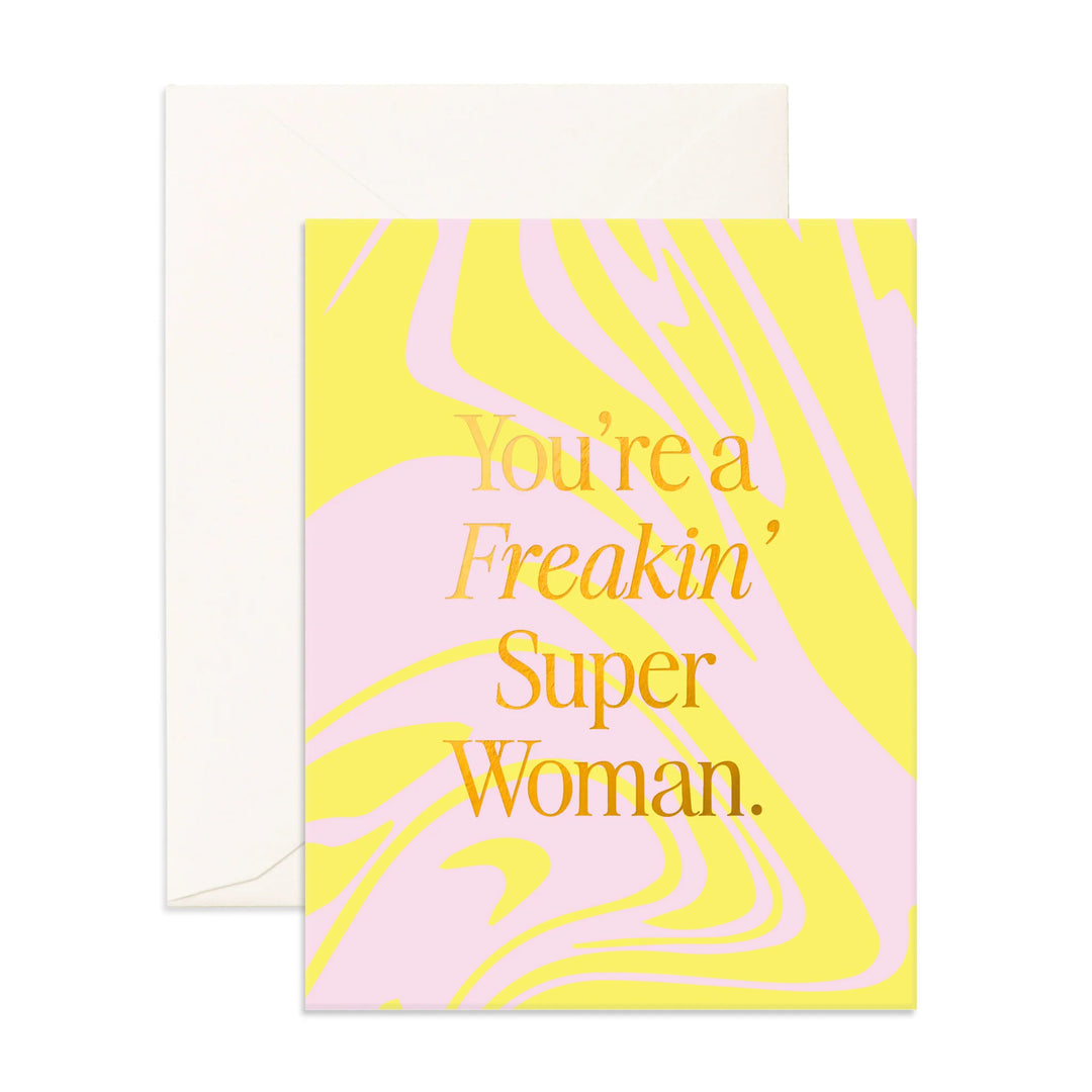 Freakin' Superwoman Acid Wash