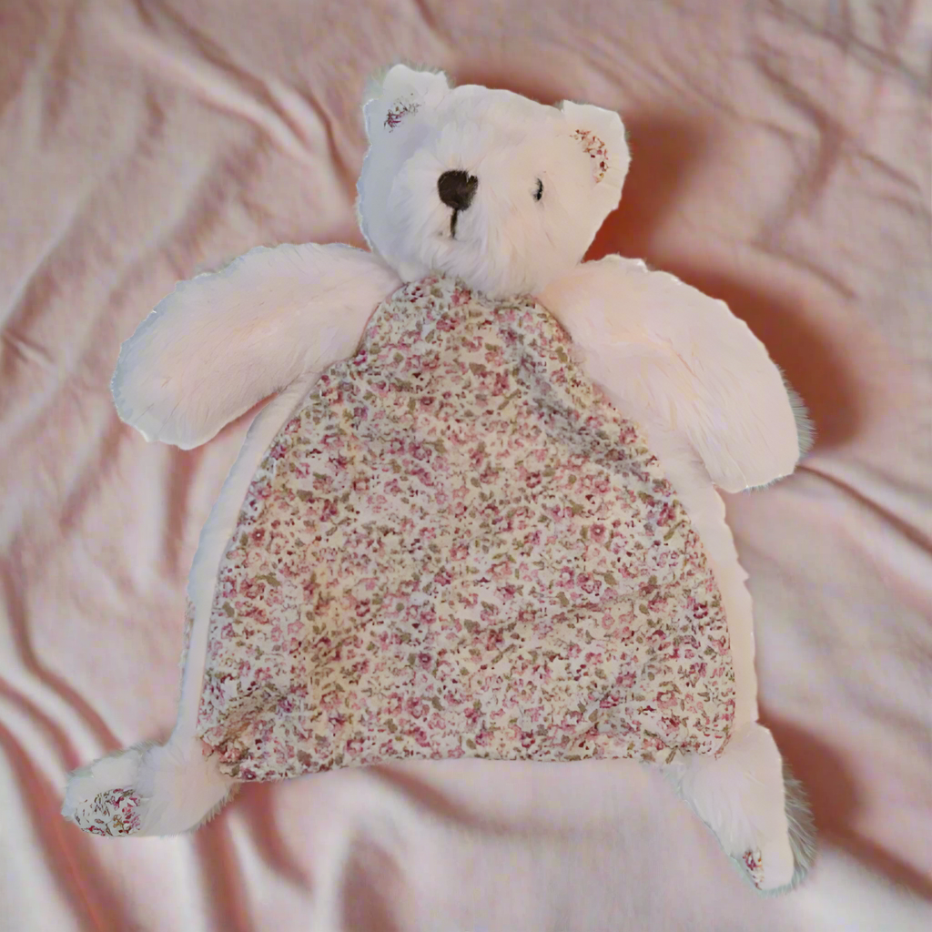 Littlefoot Bear Comforter - Sweet Pink