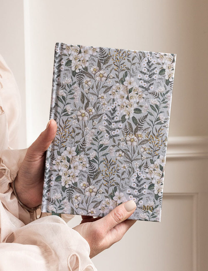 Linen Bound Journal: Ivory Garden