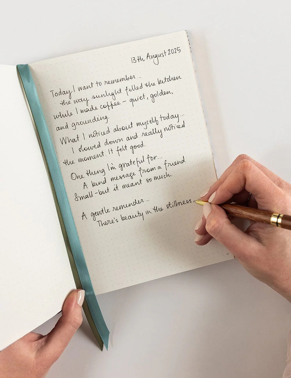 Linen Bound Journal: Ivory Garden