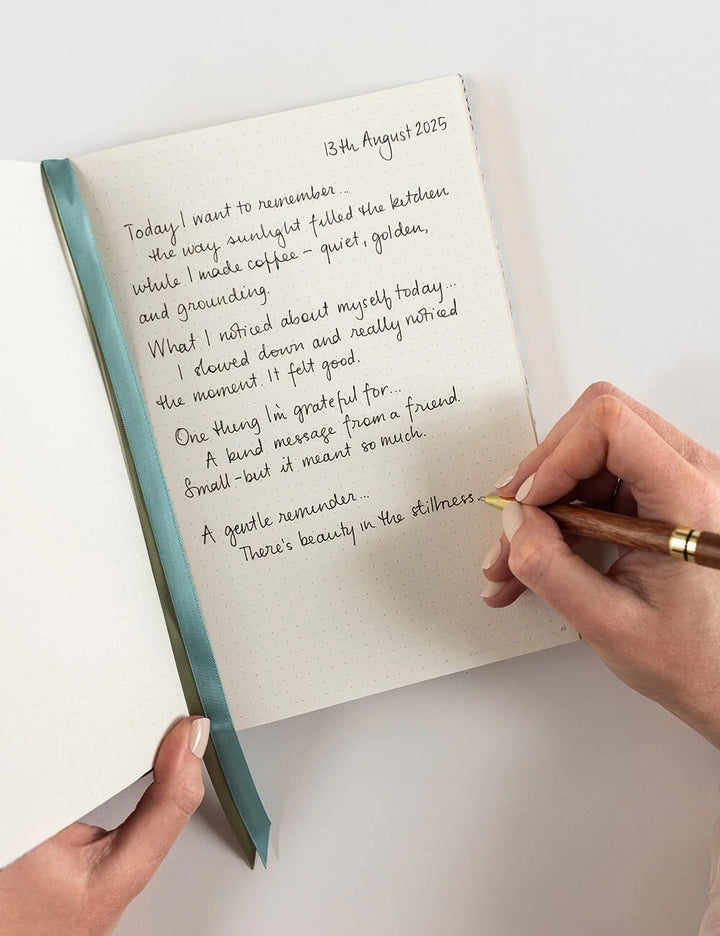 Linen Bound Journal: Ivory Garden