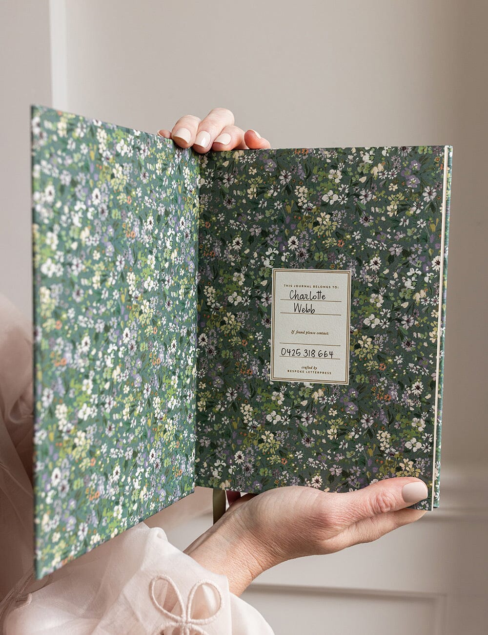 Linen Bound Journal: Summer Perennials
