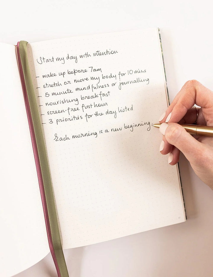 Linen Bound Journal: Summer Perennials