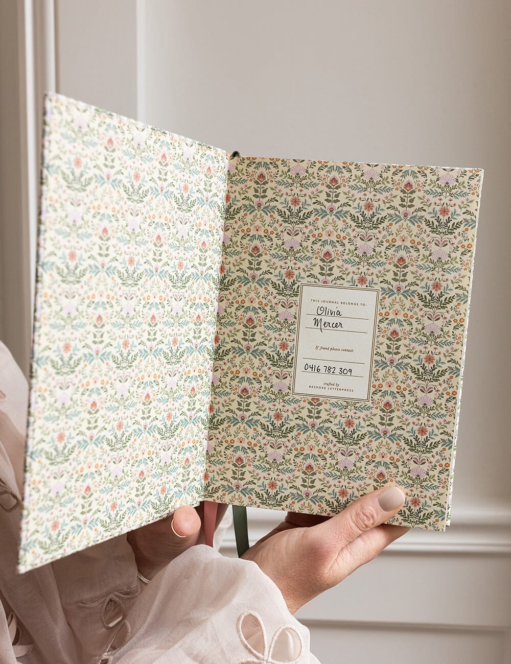 Linen Bound Journal: Bramblefloss