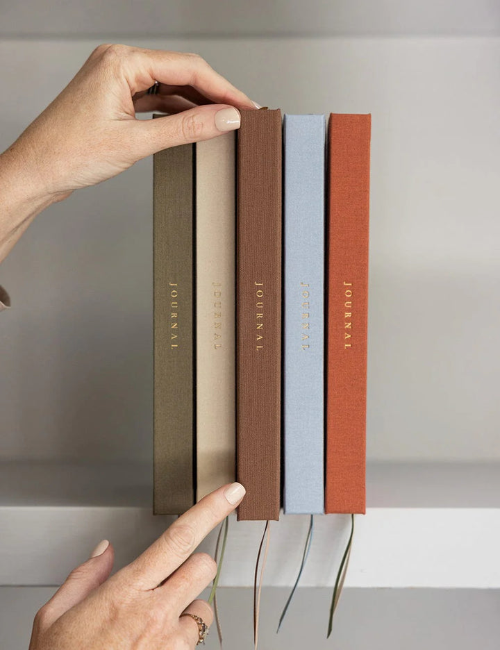 Linen Bound Journal: Mocha