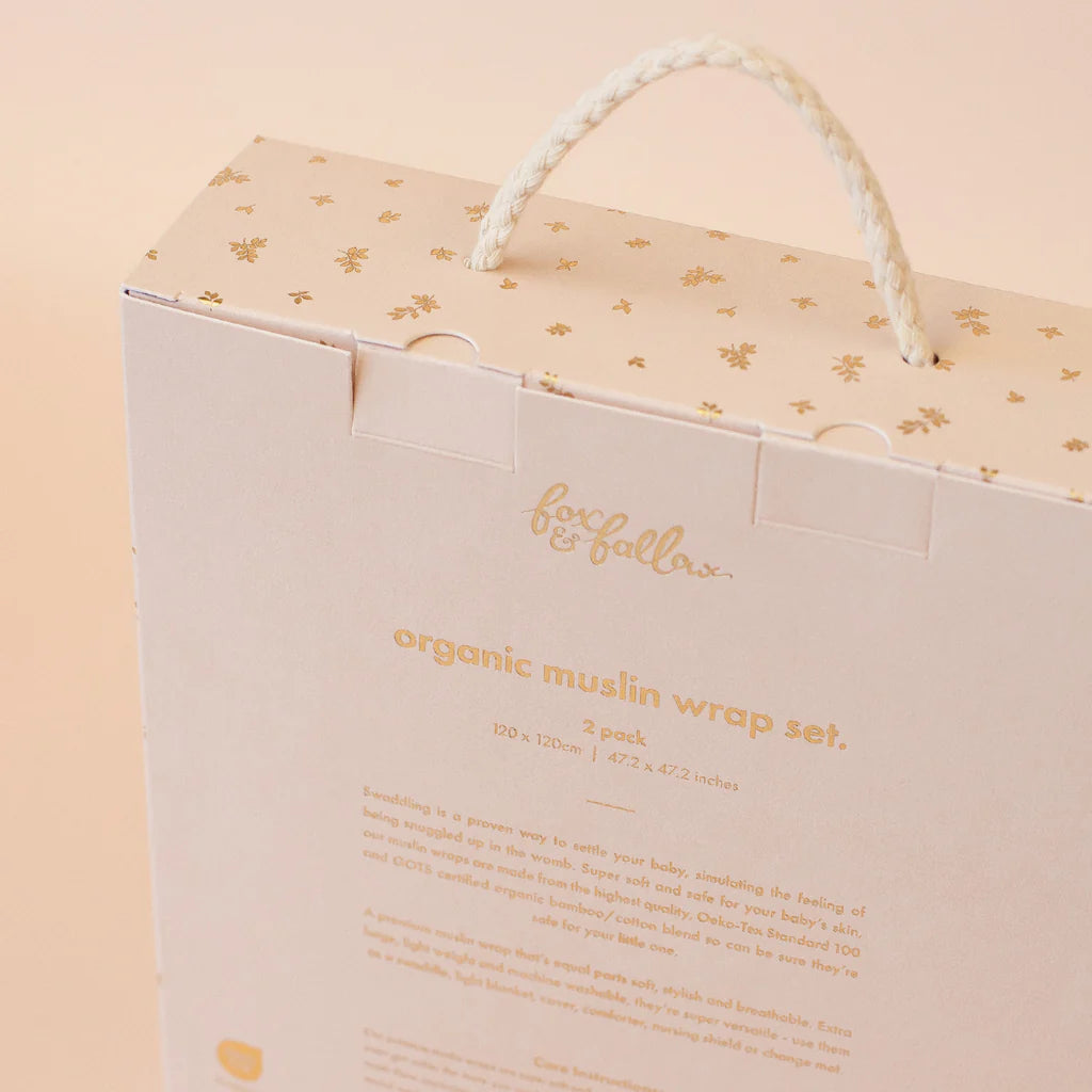 Organic Muslin Wrap Set