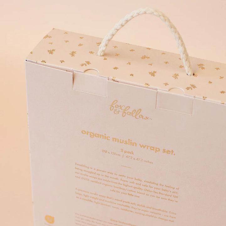 Organic Muslin Wrap Set