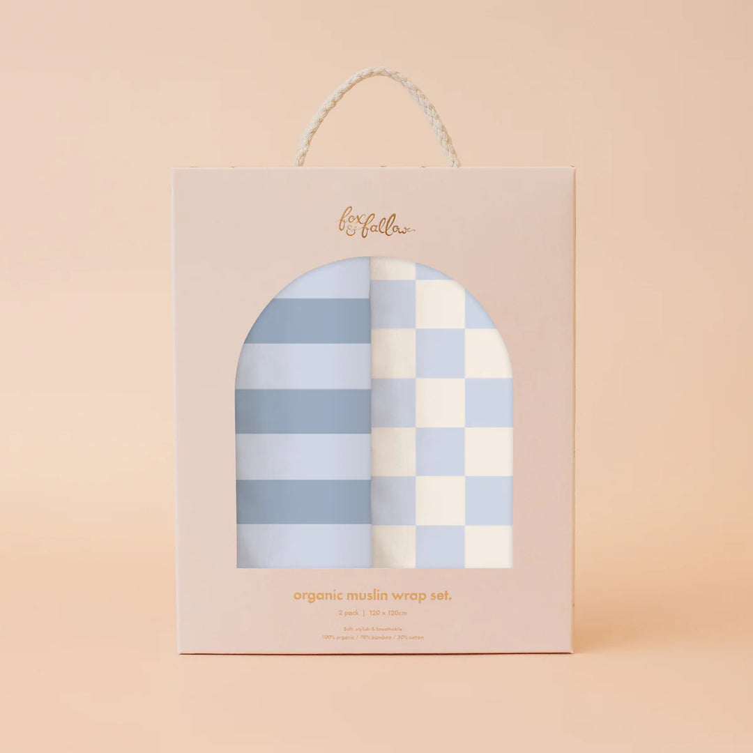 Organic Muslin Wrap Set