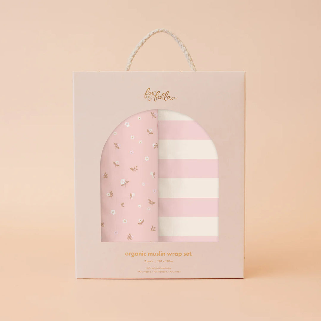 Organic Muslin Wrap Set