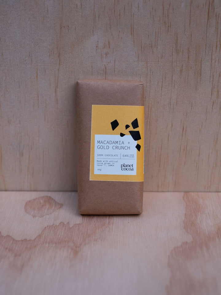 Macadamia, Gold Crunch | Dark Chocolate