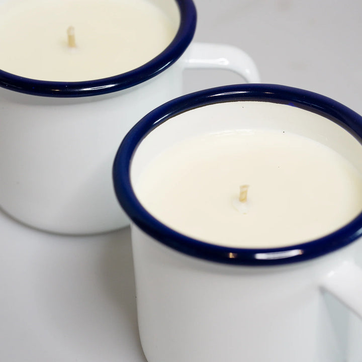 Enamel Mug Soy Candle