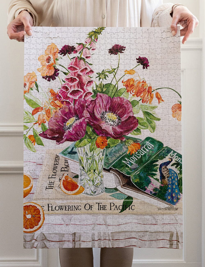 Poppies and Foxglove 1000 piece puzzle