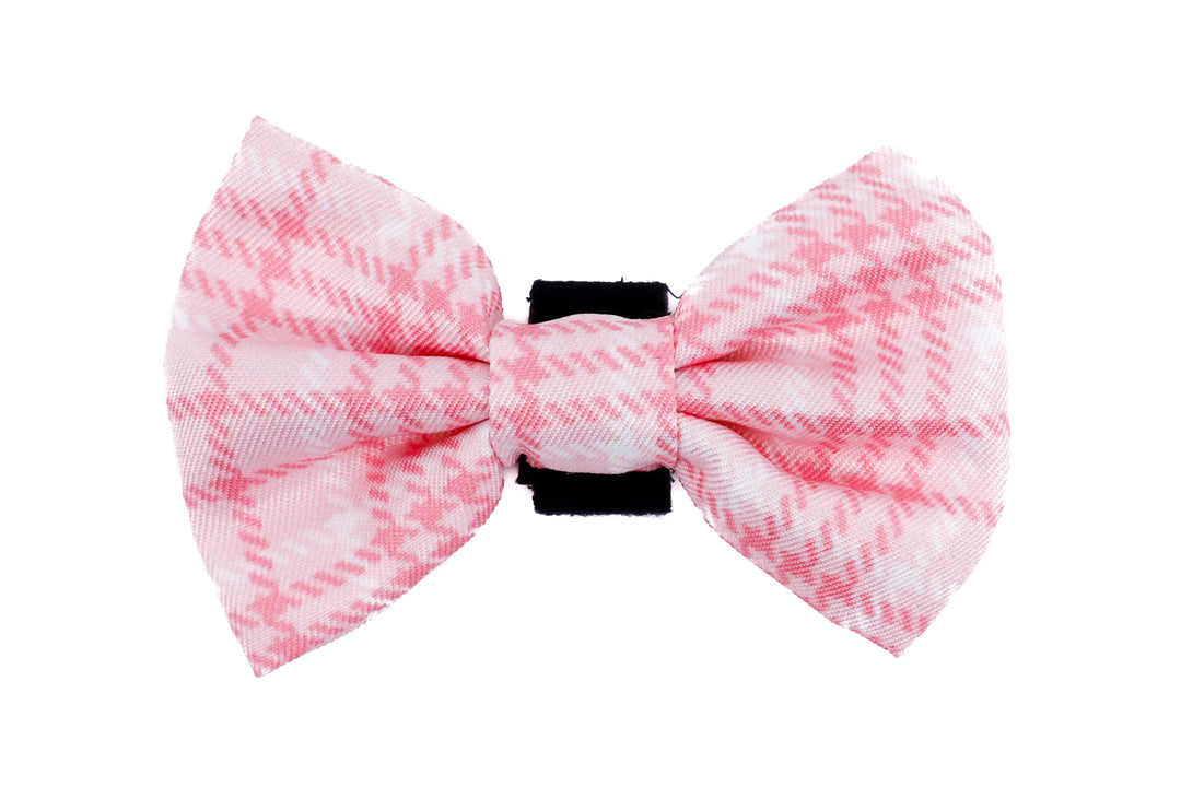 Pink Houndstooth: Bow Tie
