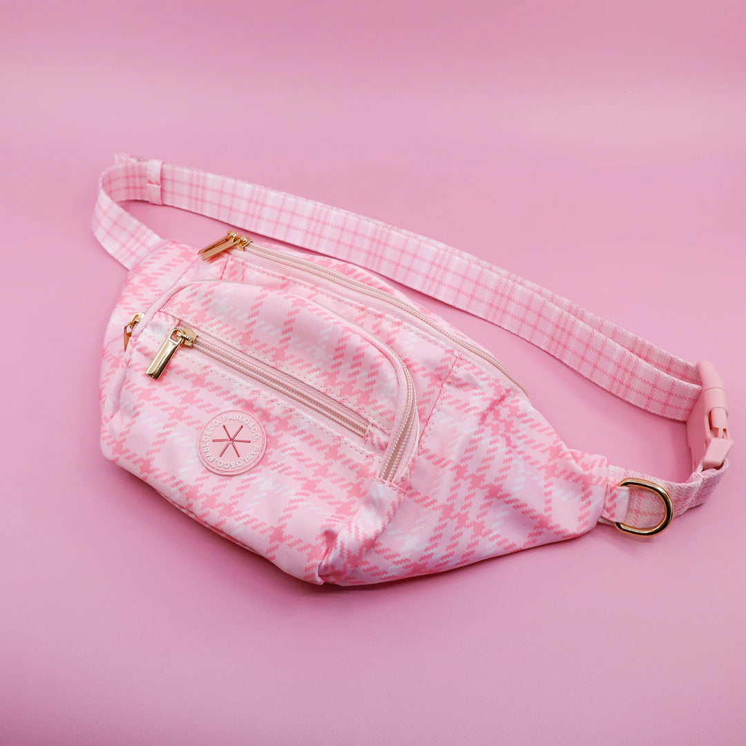 The Ultimate Bumbag: Pink Houndstooth
