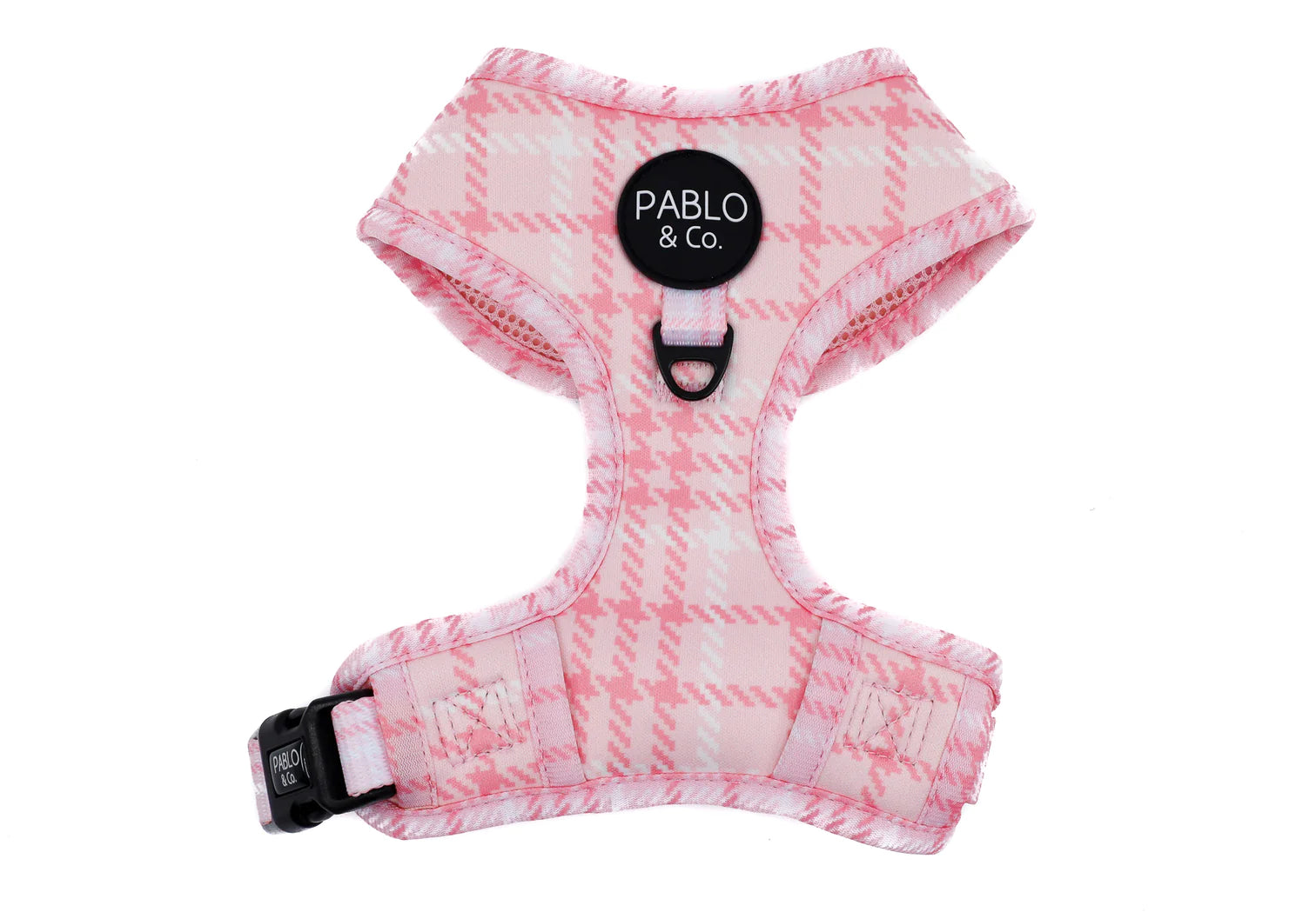 Pink Houndstooth Harness Pablo Co. Unveiling Poppy