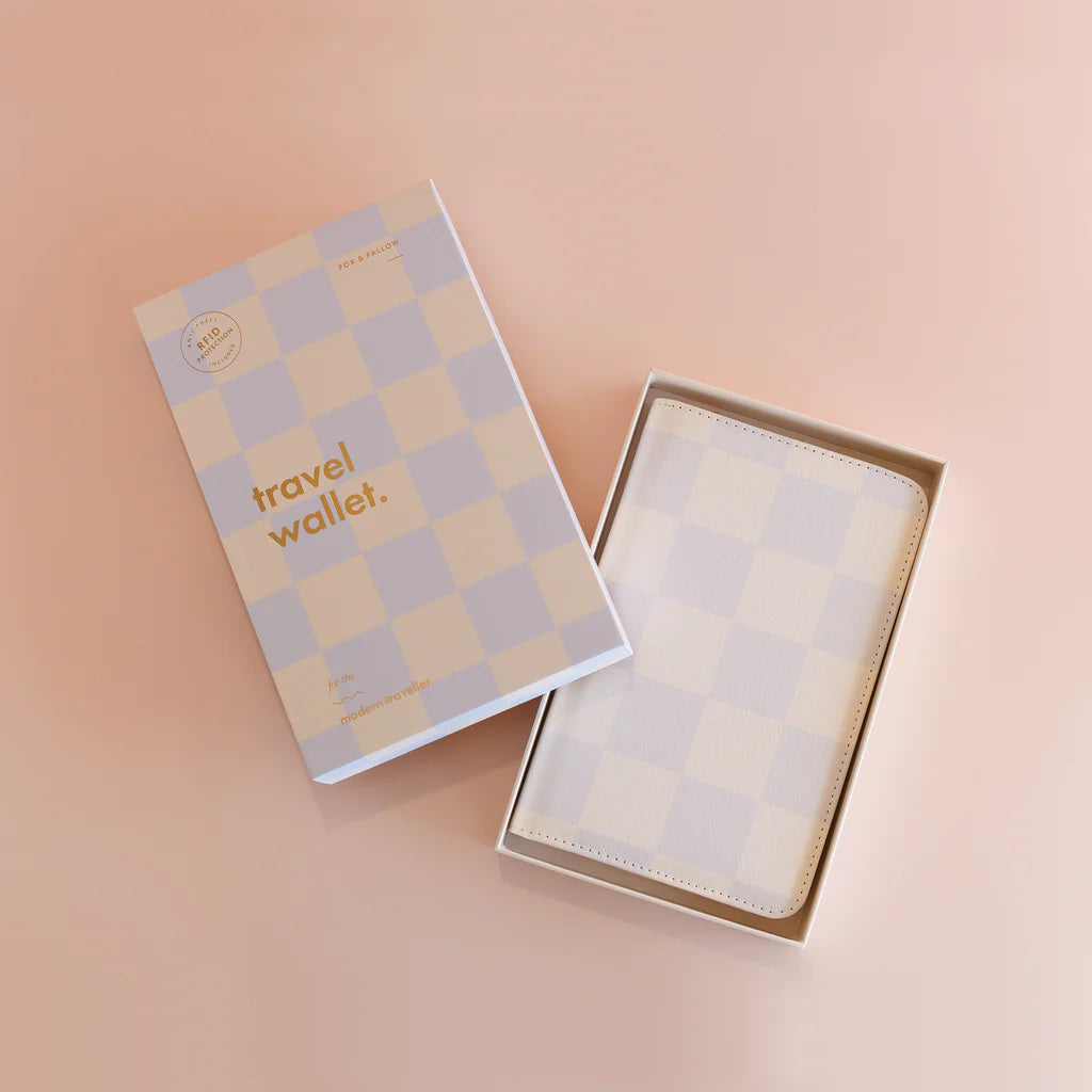 Travel Wallet - Powder Check