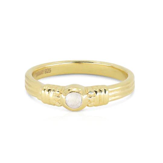 Rana Moonstone Gold Ring