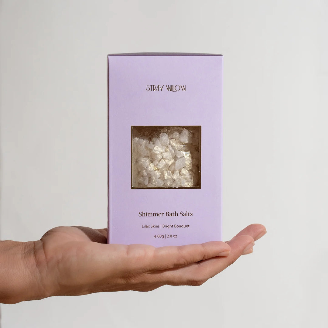 Shimmer Bath Salts - Lilac Skies