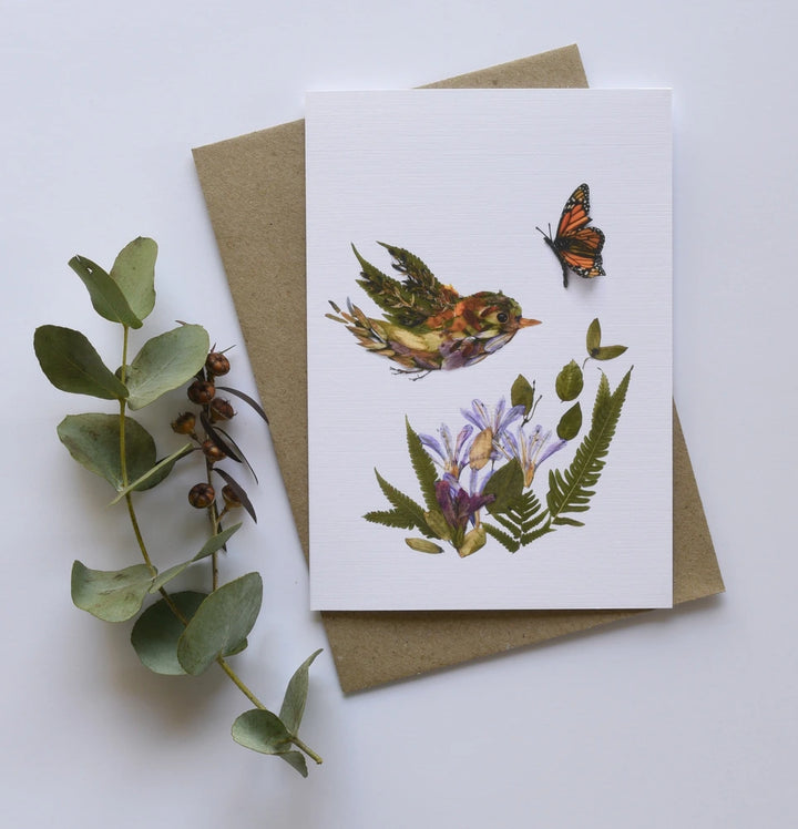 Winged Friends - Greeting Card