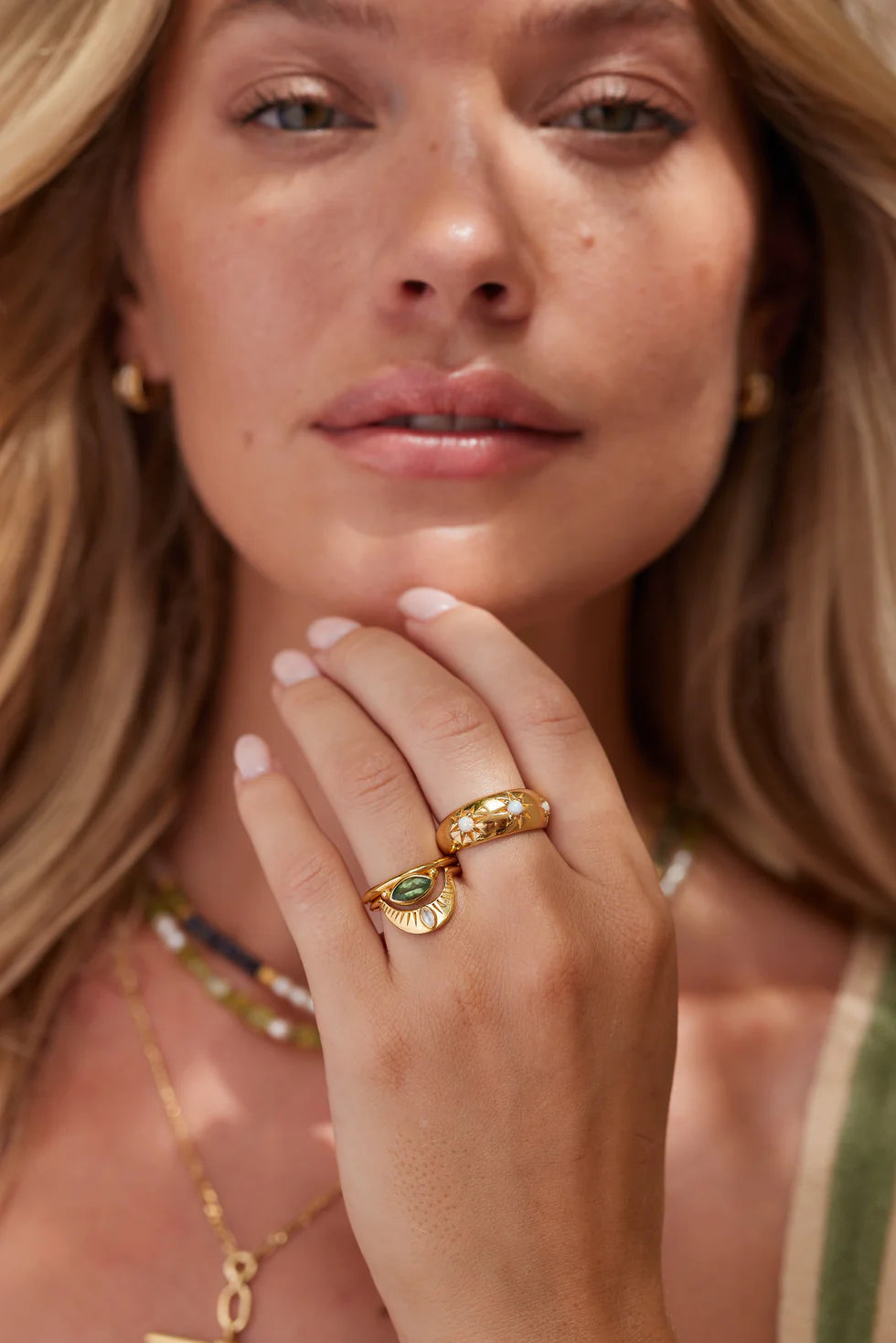 Alina Opal Gold Band