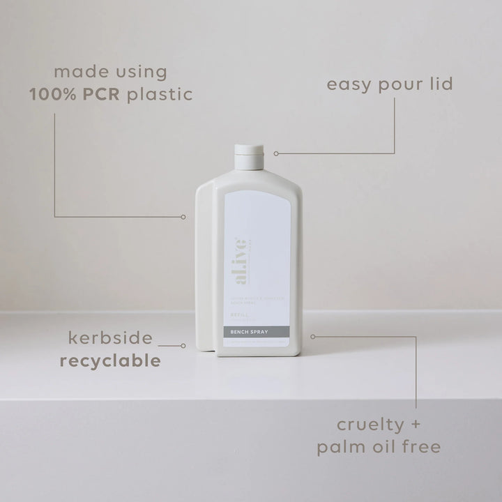 Bench Spray Refill - Lemon Myrtle & Honeydew