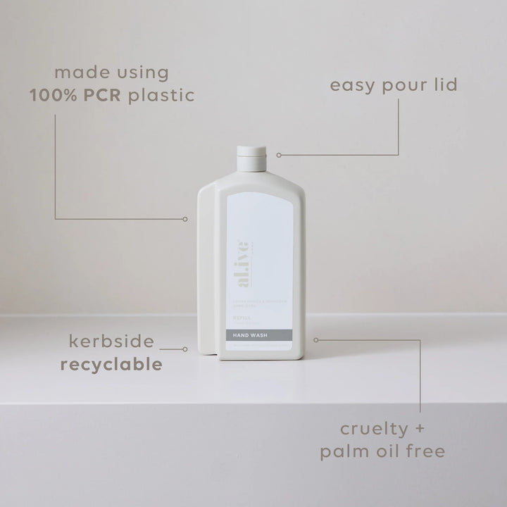 Hand Wash Refill - Lemon Myrtle & Honeydew