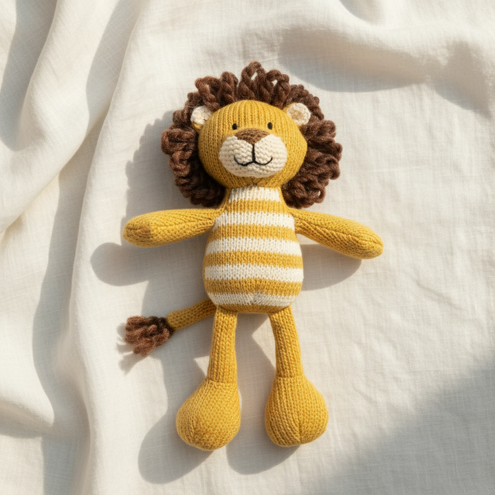 Arthur Stripey Lion Rattle