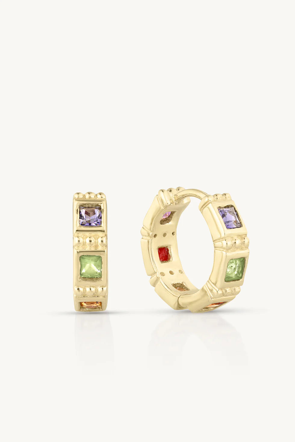 Aurora Gold Hoops