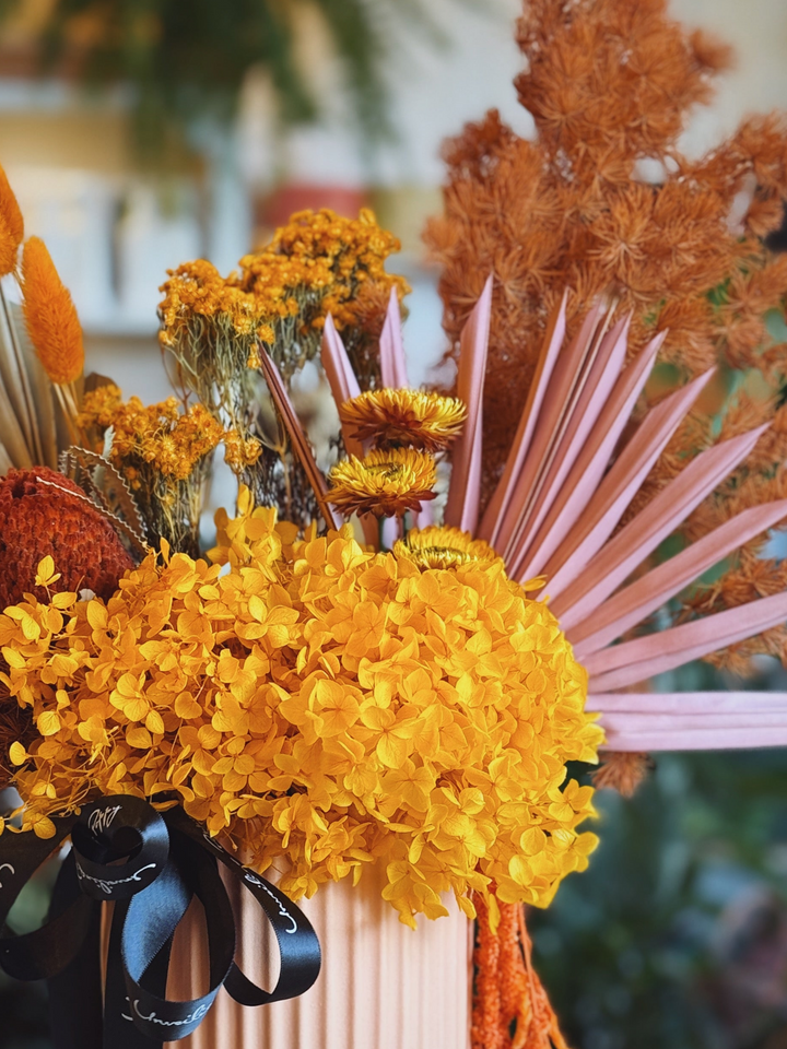 "Autumn Breeze" Dried Flower Arrangement