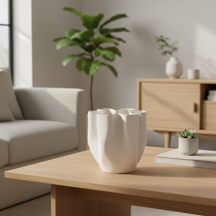 BAILEY White Vase: Small