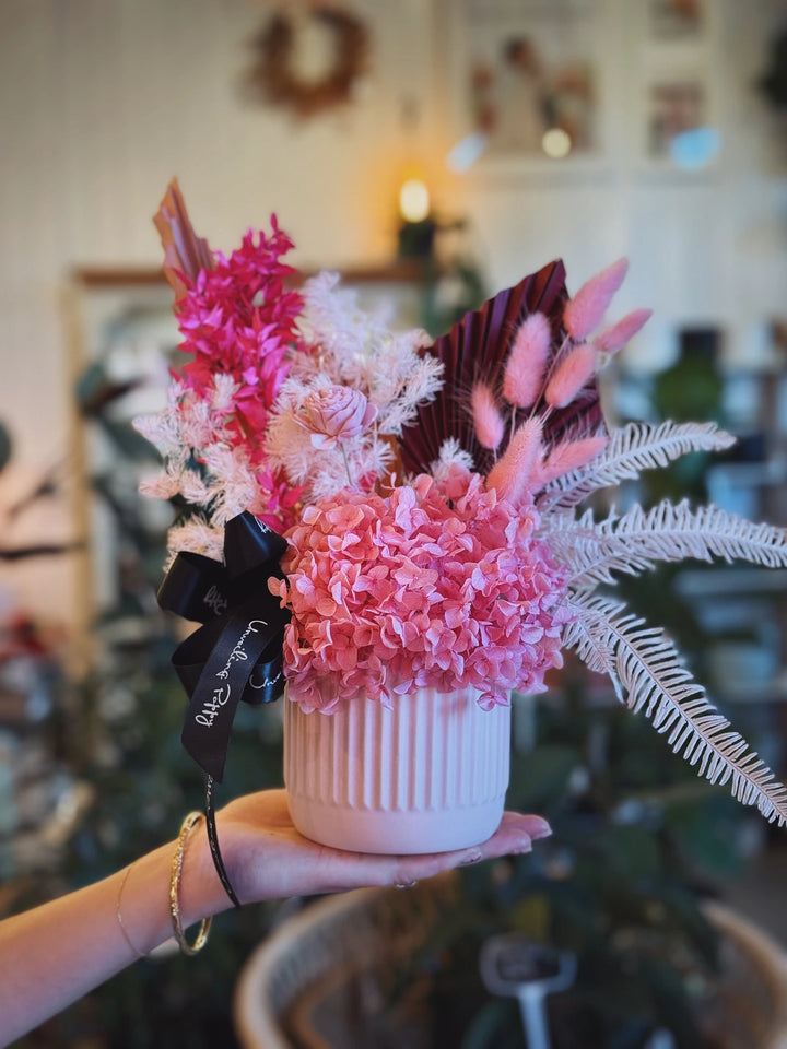 "Barbie Girl" Dried Flower Arrangement