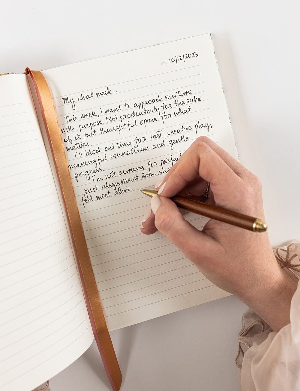 Linen Bound Journal: Botanical Blooms