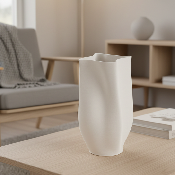 CLAUDIA White Vase