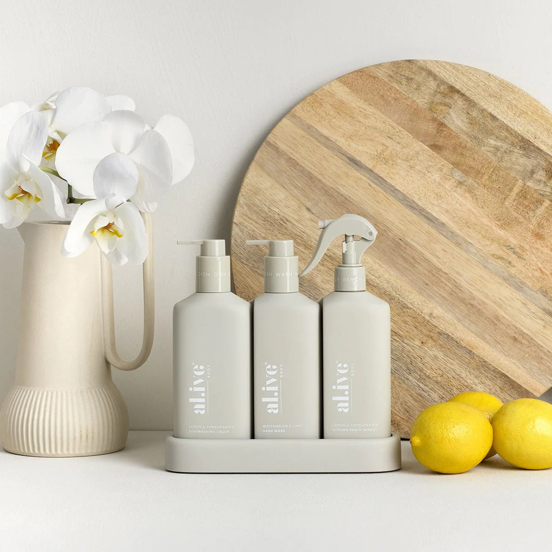 Kitchen Trio - Dishwashing Liquid, Hand Wash & Bench Spray