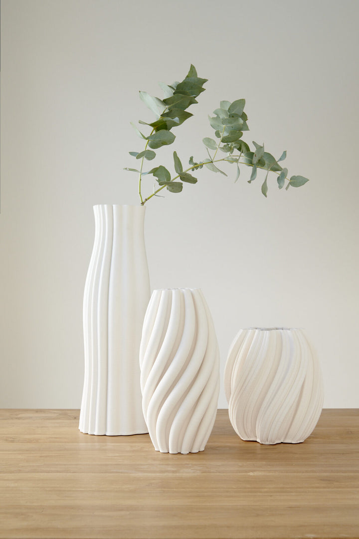 EMMA White Vase: Small