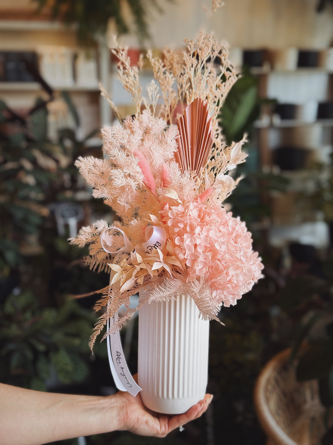 "Fairy Floss" Dried Flower Arrangement